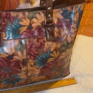 Patricia Nash Multicolor Floral Satchel